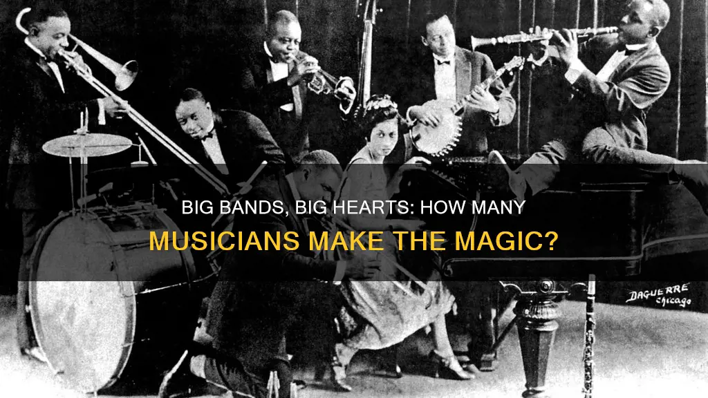 how many musicians constitute a big band heartstrings