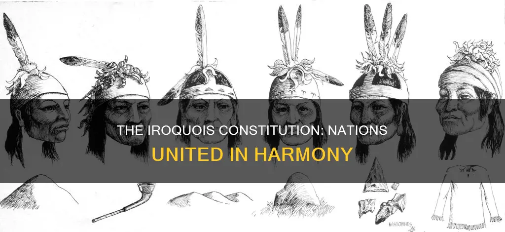 how many nations are represented in the iroquois constitution