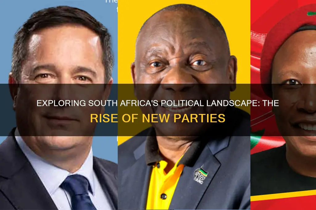 how many new political parties are there in south africa
