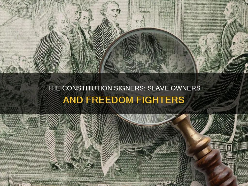 how many of the constitution signers owned slaves