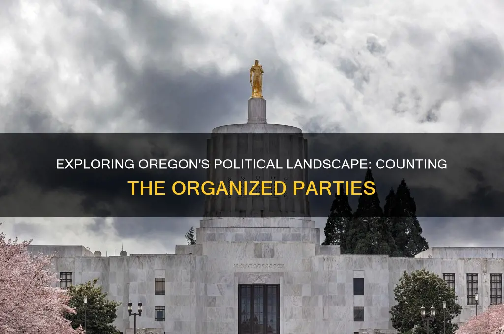 how many organized political parties in oregon