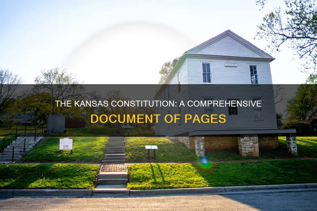 how many pages are in the kansas constitution