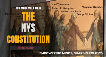 The NYS Constitution: A Comprehensive Guide to Page Count