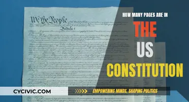 The US Constitution: A Concise Document of Pages