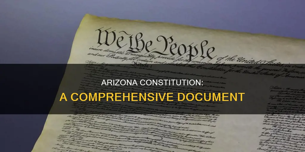 how many pages does the arizona constitution have