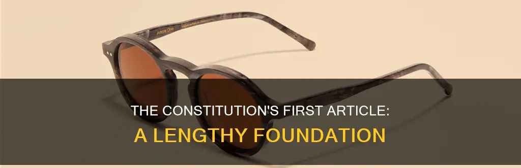 how many pages is artivle 1 of the constitution