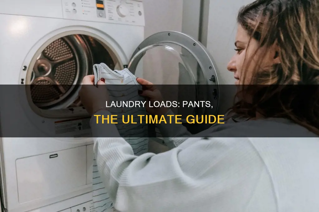 how many pairs of pants constitutes a laundry load
