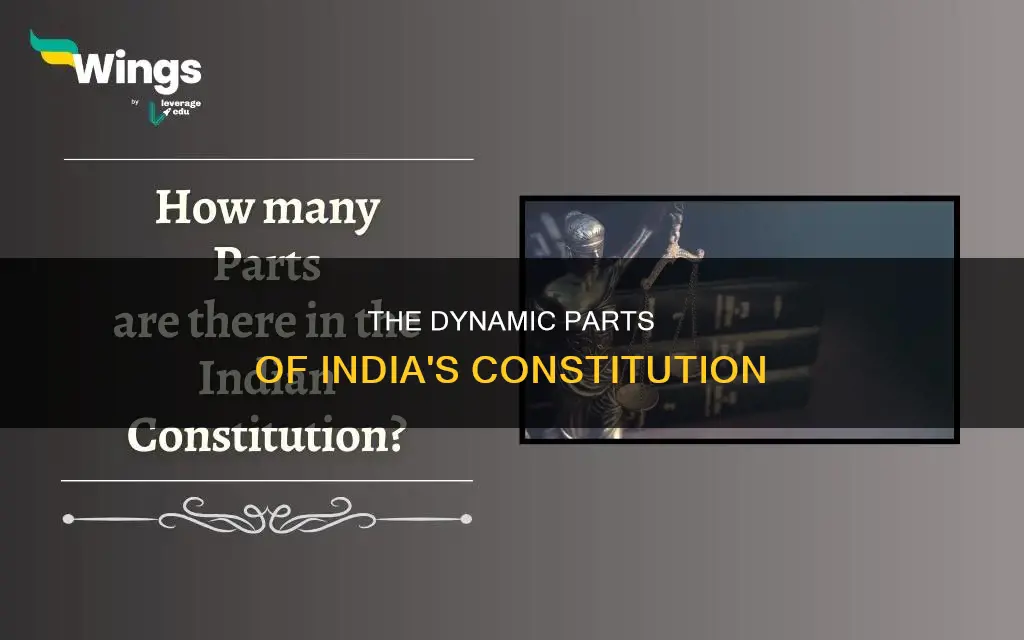 how many part in indian constitution