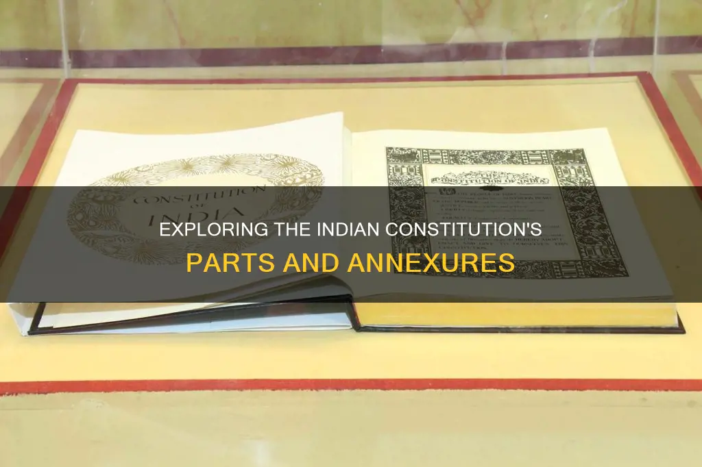 how many parts and annexures are these in indian constitution