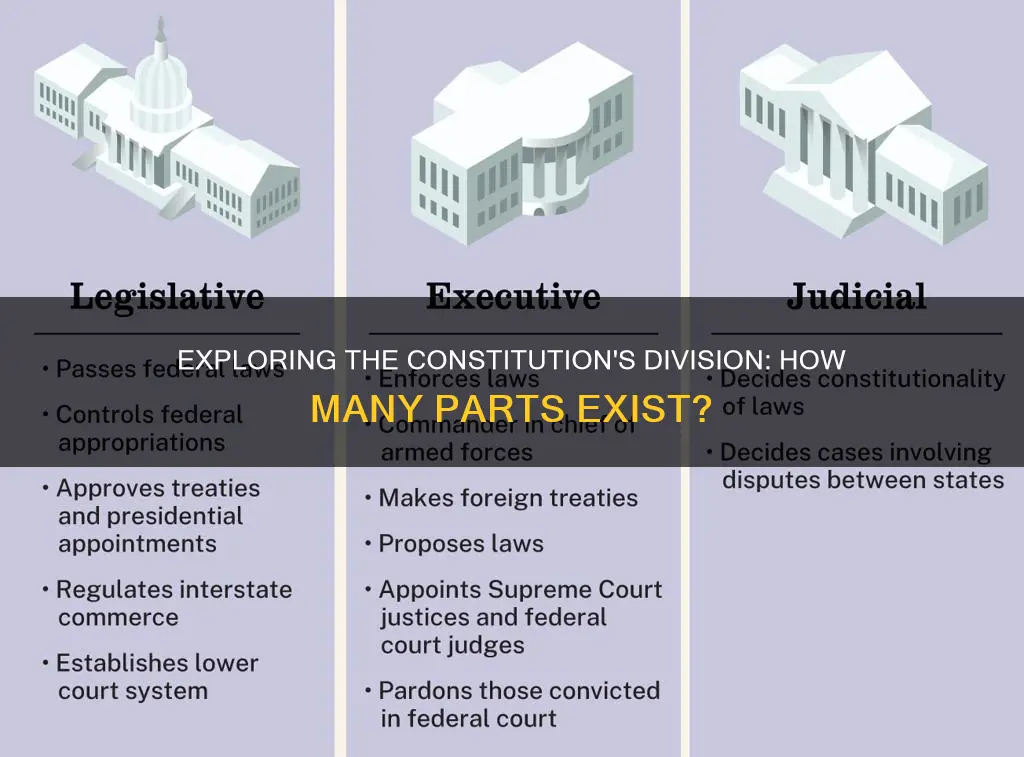 how many parts is the constitution divided into
