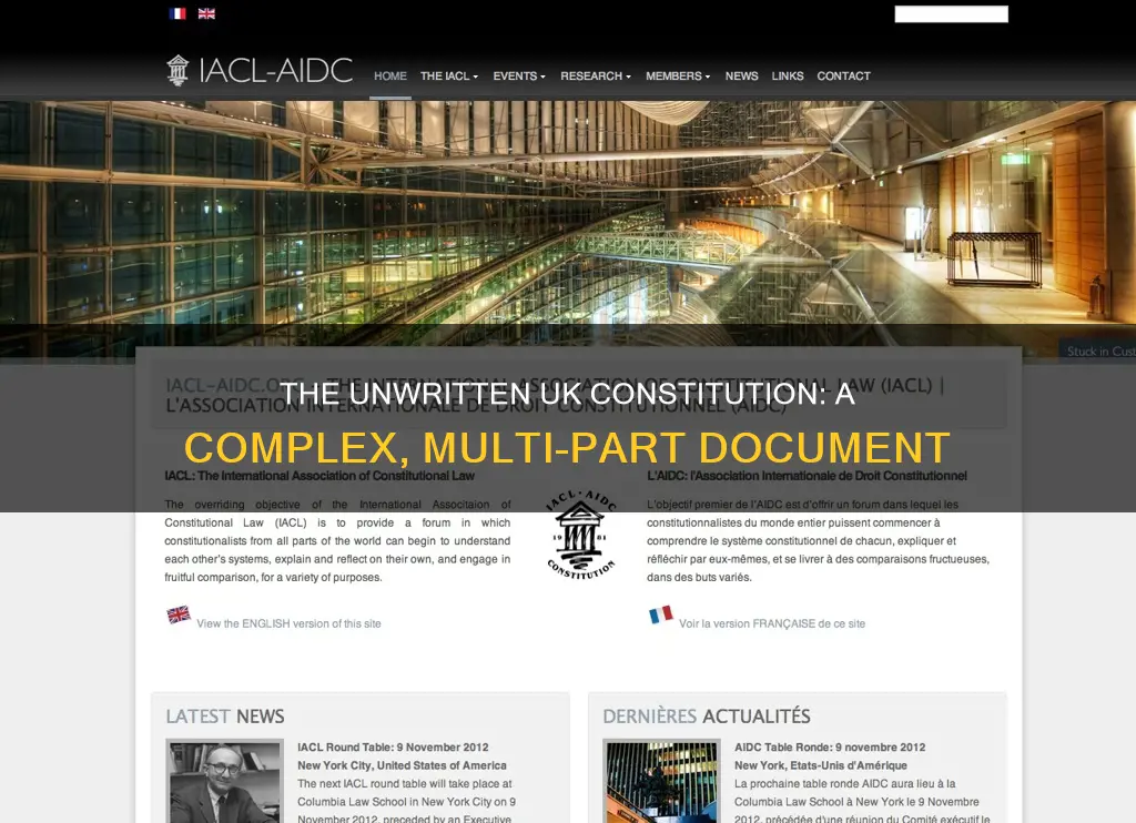 how many parts of uk constitution
