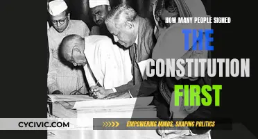 Who Were the First Constitution Signers?