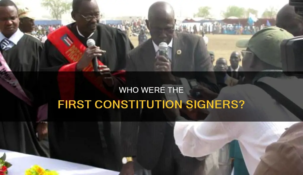 how many people signed the constitution first