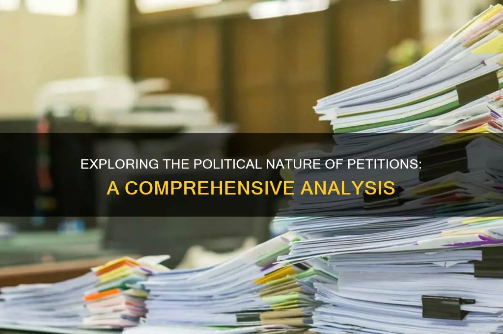 how many petitions are political