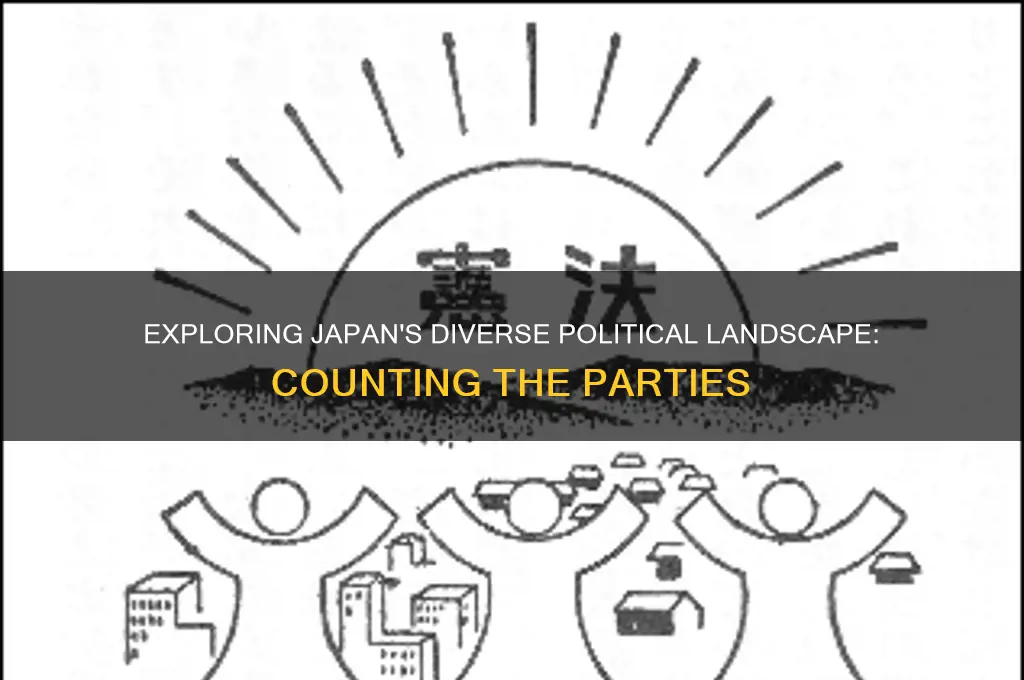 how many political parties are found in japan