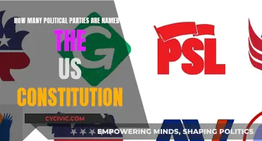 The US Constitution and Political Parties: How Many Are Named?