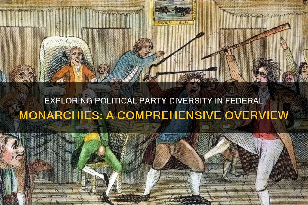 how many political parties are there in a federal monarchy