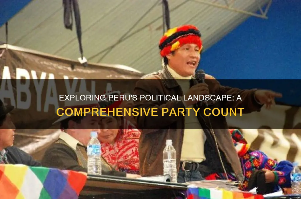 how many political parties are there in peru