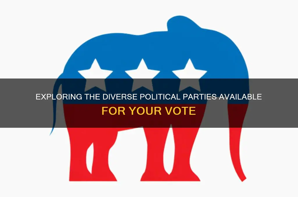 how many political parties can you vote for