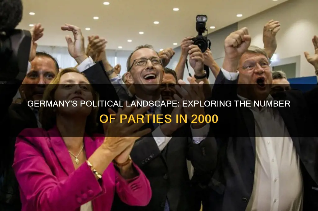 how many political parties did germany have in 2000
