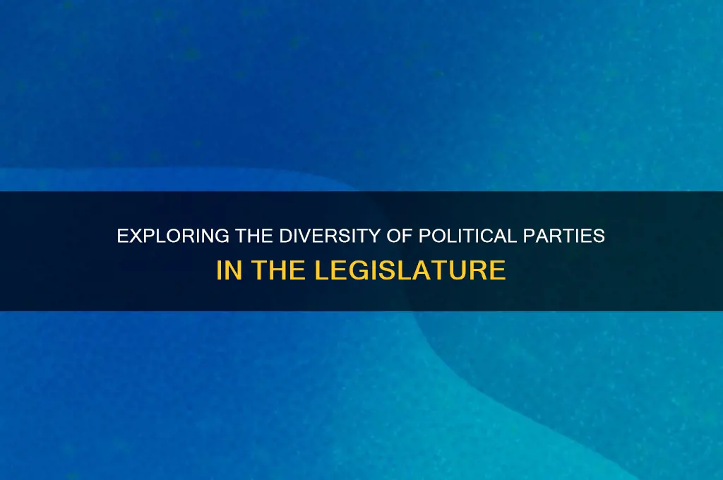 how many political parties have a seat in the legislature