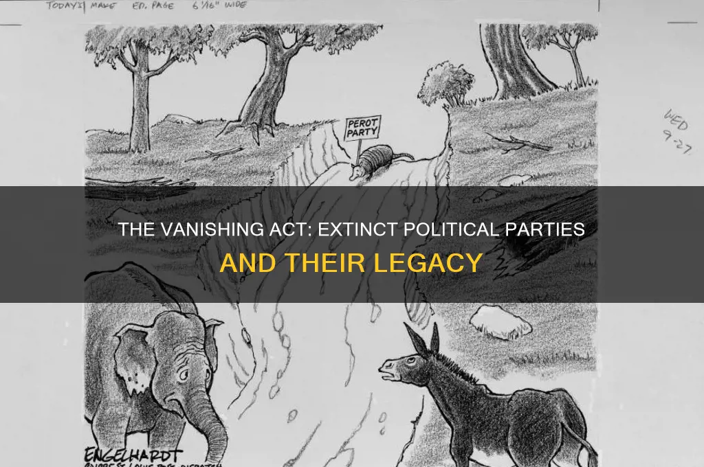 how many political parties have gone extinct