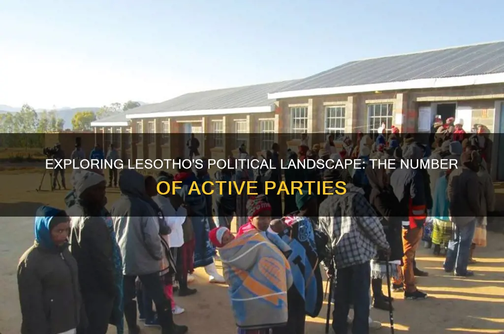 how many political parties in lesotho
