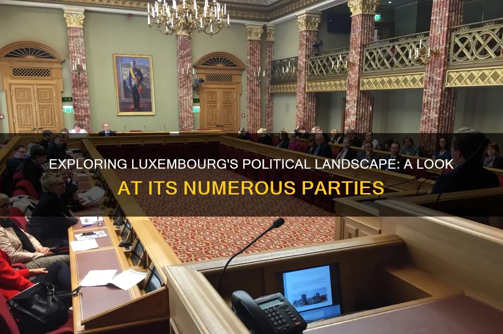 how many political parties in luxembourg