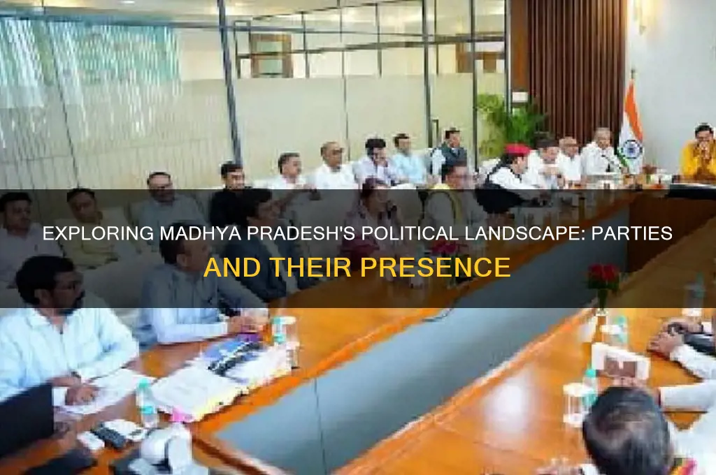 how many political parties in madhya pradesh