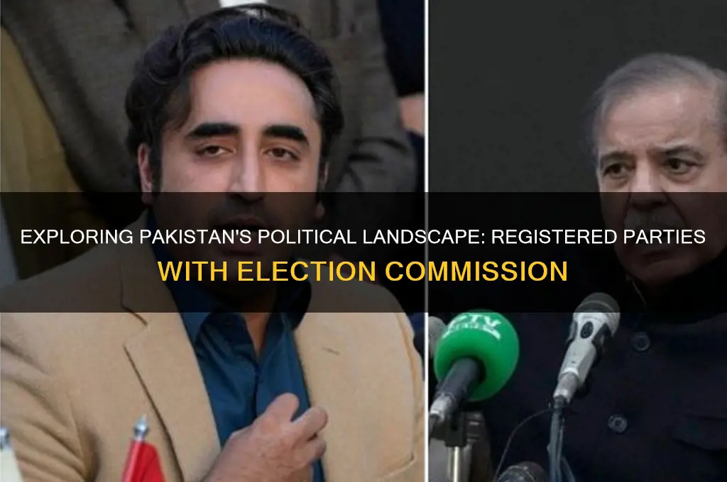 how many political parties registered with election commission of pakistan