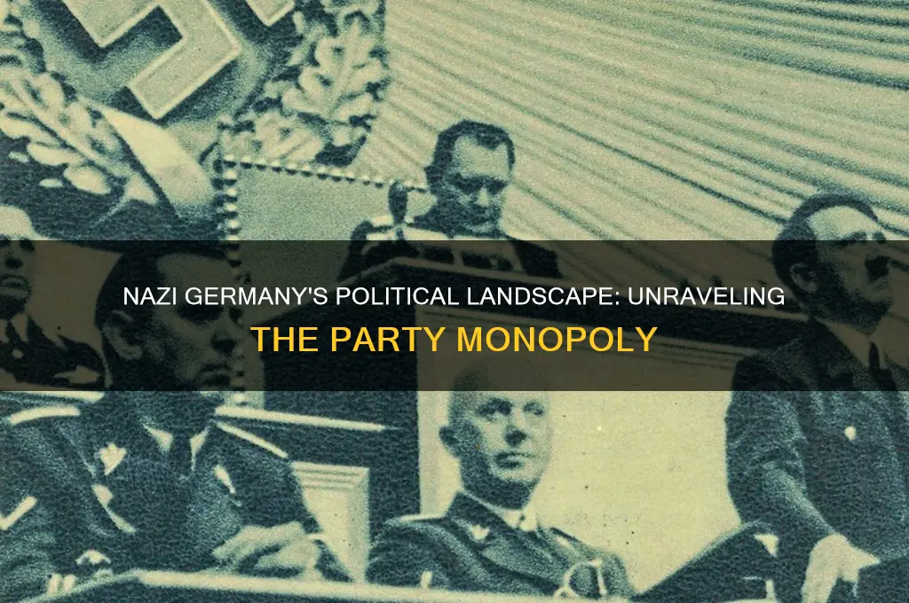 how many political parties were there in nazi germany