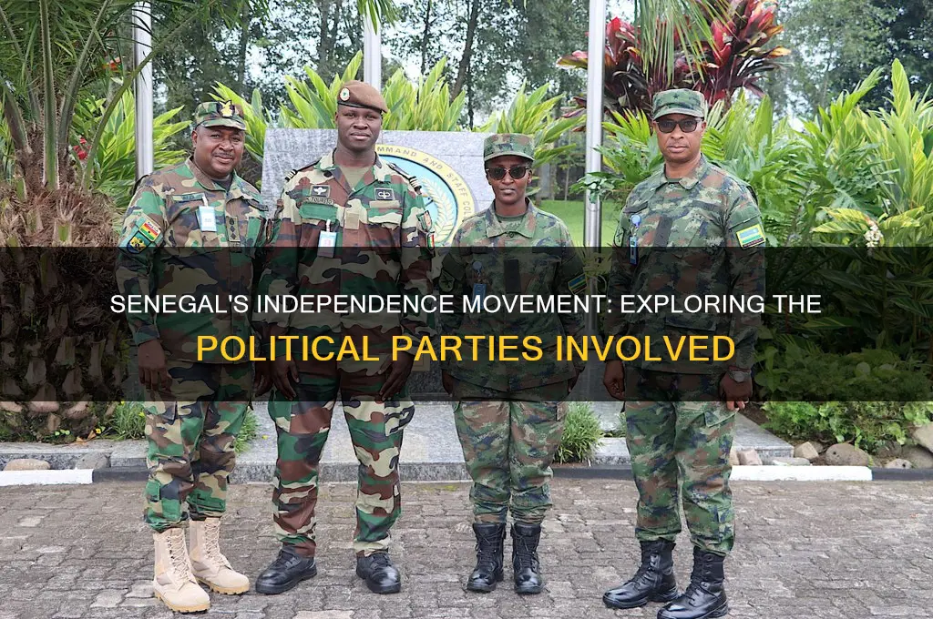 how many political parties were there in senegal independance movement