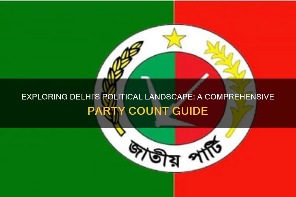 how many political party in delhi