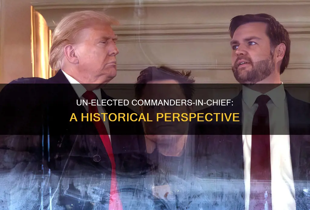 how many potus that have not been elected