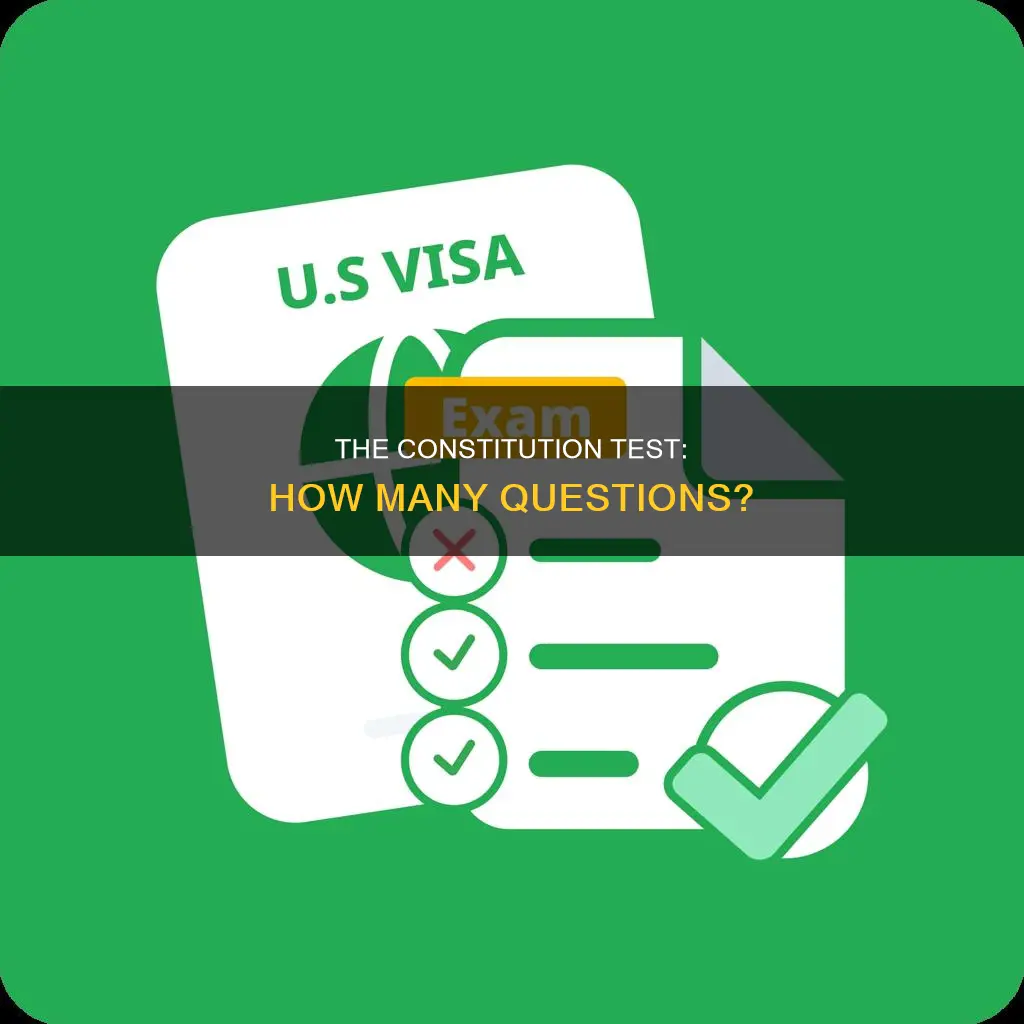 how many questions are in the constitution test