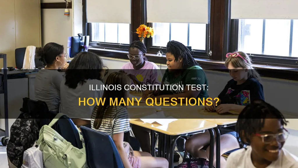 how many questions are on the illinois constitution test