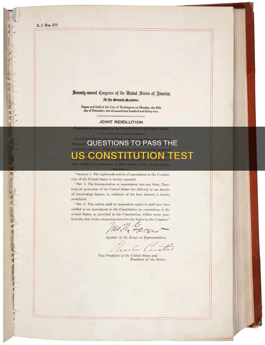 how many questions to pass us constitution est