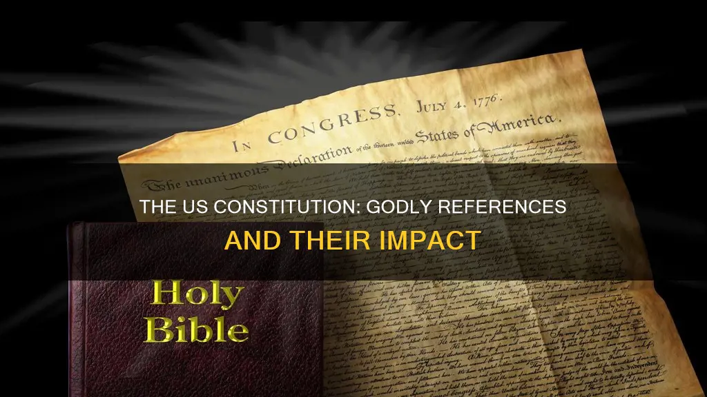 how many references to god in the constitution