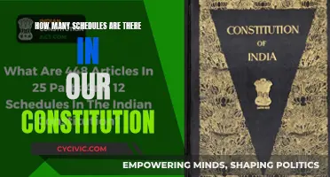 Schedules in the Constitution: A Comprehensive Guide