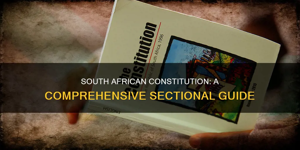 how many sections are in the south african constitution