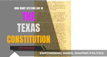 Texas Constitution: Sections and Their Significance