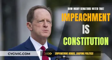 Senators' Vote: Impeachment Constitutionality