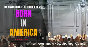Signers of the Constitution: American-Born Founders