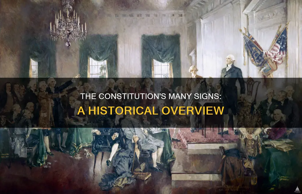 how many signs did the constitution hav