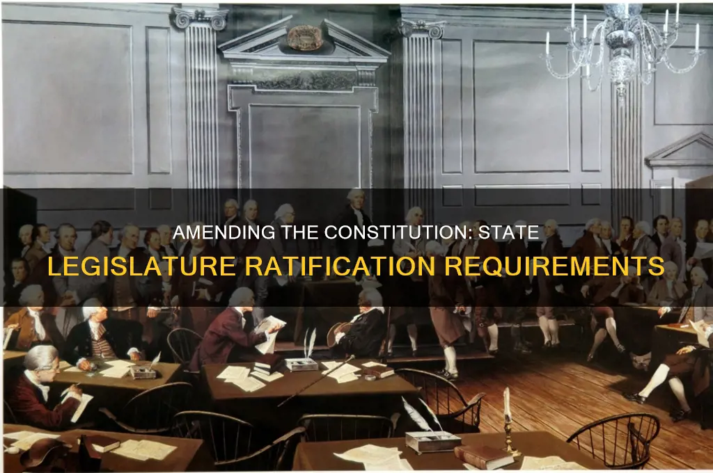 how many state legislatures are needed to ratify an amendment
