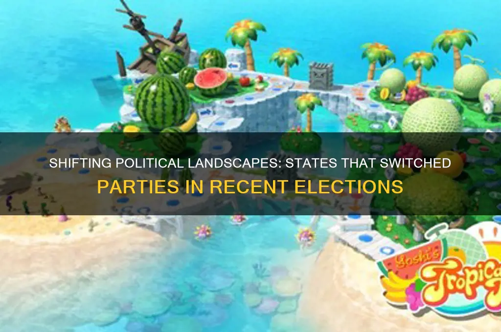 how many states changed their political party