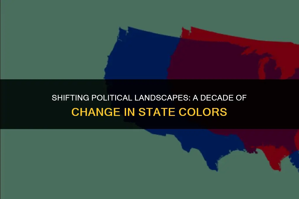 how many states have changed political colors