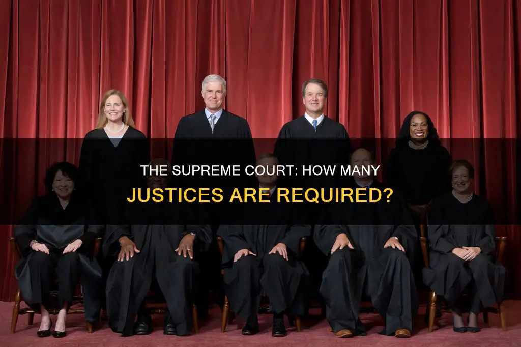 how many supreme court justices does the constitution require