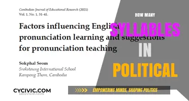 Counting Syllables in 'Political': A Quick Guide to Pronunciation