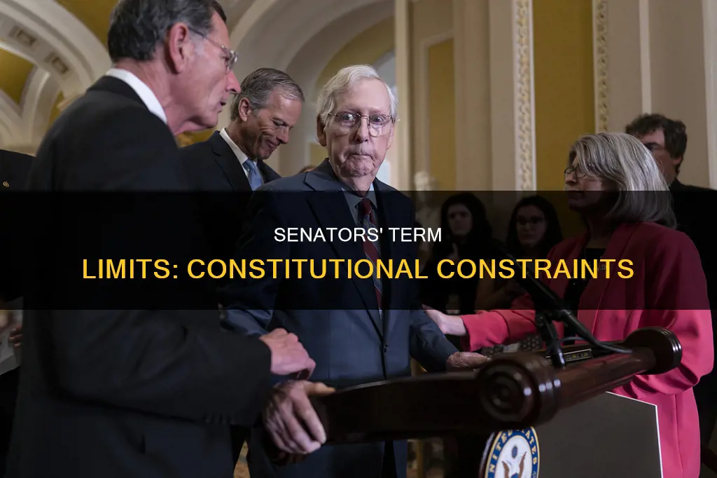 how many terms may a senator be elected to constitution
